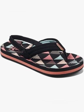 🌙B116- REEF boys Little Ahi Flip-Flop Size 5/6